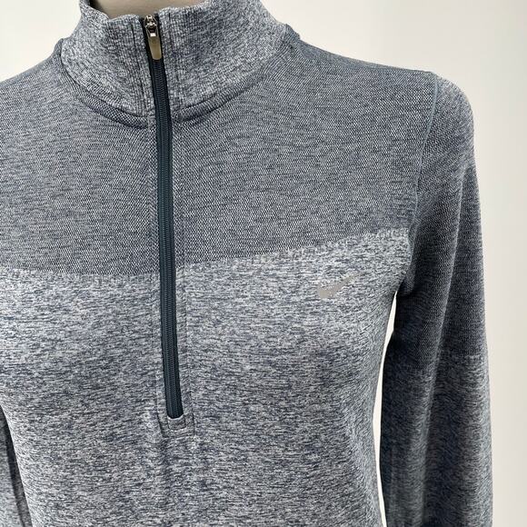 Nike Women's Dri-Fit Quarter Zip Pullover Blue Running Top Size Medium - Picture 9 of 11
